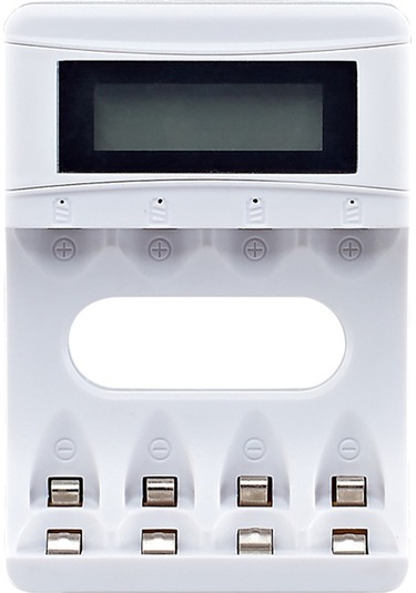 Monyee Hızlı Şarjlı 4 Yuvalı Lcd Ekranlı Aa/aaa Pil Şarj Cihazı - Usb 2a