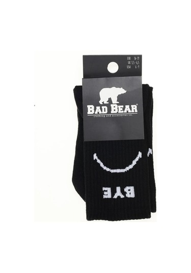 Bad Bear 22.02.04.001-c01 Bye Tall Erkek Çorap Siyah