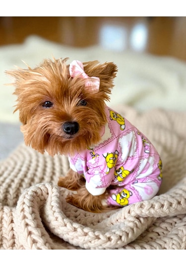 Toad Teddy Penye Tulum Yastık Takım Uyku Set Köpek Tulum Elbise