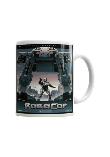 Robocop Policial Man Kupa Bardak Porselen Karışık