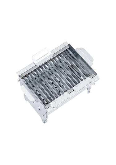 Katlanabilir Ayaklı Portatif Mangal - Paslanmaz - Argeus - Küçük - Taşıma Çantalı Diğer