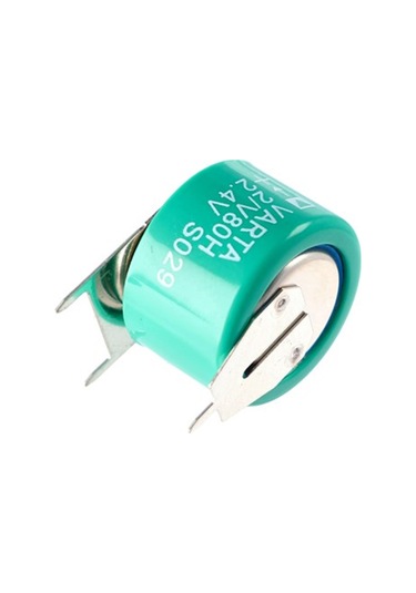 Varta 2 - V80H Nimh Şarj Edilebilir Nimh Düğme Hücresi