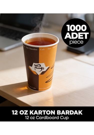 12 Oz Karton Bardak 1.000 Adet Diğer