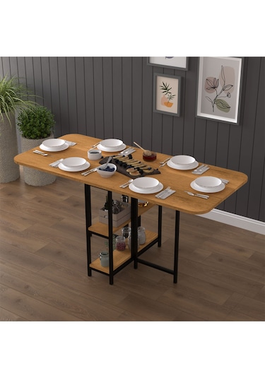 Metal Ayaklı Katlanır Mutfak Masası Km-31 Petra Petra