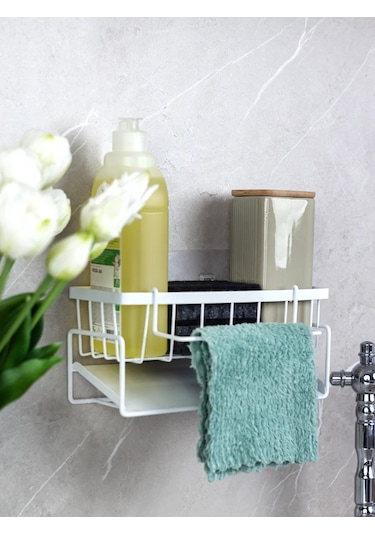 Sısters Four Tezgah Üstü Mutfak Lavabosu İçin Organizer 196852451 Beyaz