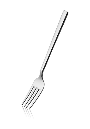 Avcı Klas 12 Adet Yemek Çatalı 18/10 Paslanmaz Çelik Gümüş