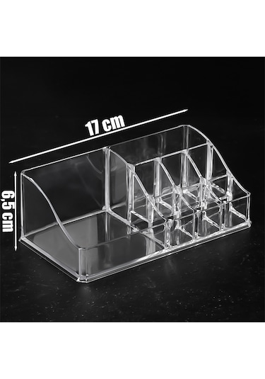 Porsima Ak-499 8 Bölmeli Takı Ve Makyaj Organizeri Şeffaf