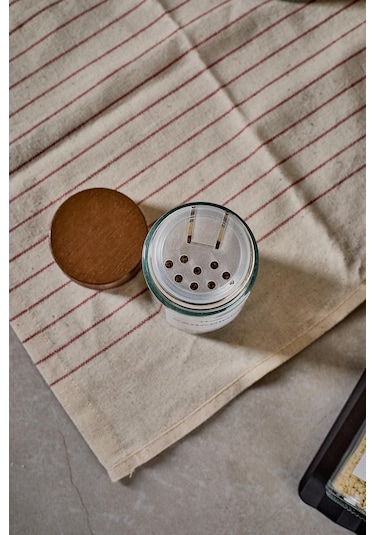 Perotti 12 Li Raul Bambu Kapaklı Baharatlık Seti 16778 Şeffaf