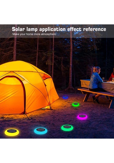 Suofeng 10 Led Renk Geçişli Bahçe Ve Çim Aydınlatma Lambası, Abs Plastik Gövde, 7 Renk Seçeneği