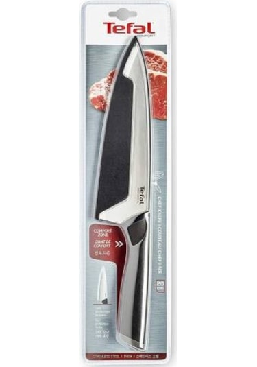 Tefal Comfort Profesyonel Chef Bıçağı 20 CM.Paslanmaz Çelik Siyah