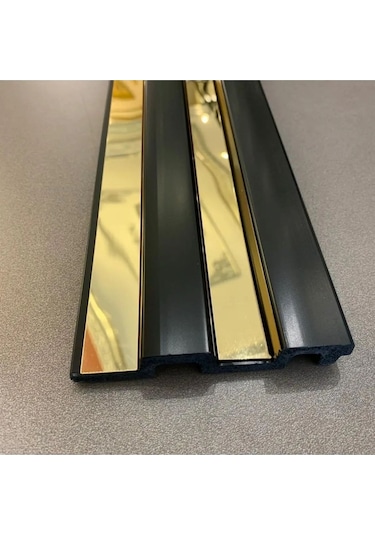 Şerit Pleksi Yapışkanlı Gold Ayna 1.8 Cm X 120 Cm 5 Adet Altın