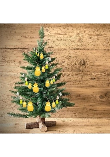 Seçkin Trend Karışık Renk Dekoratif Ananas Dolama 10 Lu Şerit Led Işık Zinciri Çok Renkli