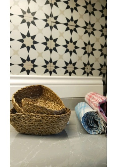 Handmade Kare Mini Sepet Seti 3lü