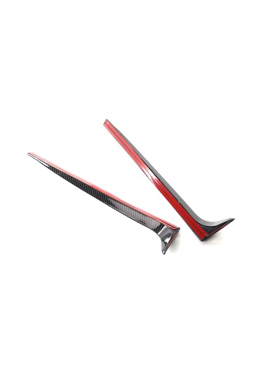 Youmex 2011-2017 Volkswagen Polo Arka Cam Spoiler, Karbon Desenli Ve Parlak Siyah, Gz.w0143-tw