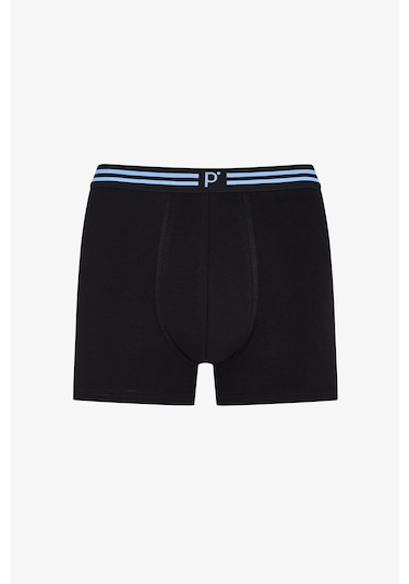 Penti Erkek Renkli Solid Black Çoklu Boxer