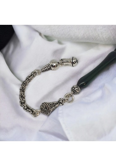 Kesebe Ateş Kehribar Taşlı Tespih Çok Renkli