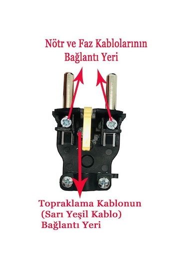 Viko Siyah Topraklı Erkek Fiş N11.360