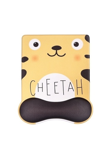 Primepickings Mouse Pad Bilek Pedi Kızlar Sevimli Çizgi Film Mouse Pad Kaymaz Oyun Silikon Klavye El Desteği