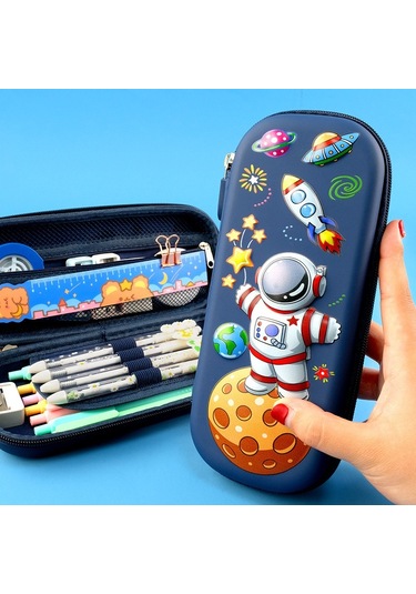 Jolıta 3d Eva Büyük Kapasiteli Kalem Kutusu Kalemlik Sevimli Karikatür Kalem Çantası Çocuklar Okul Kırtasiye Kalem Kutusu -006