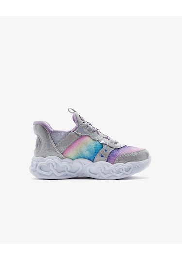 Skechers 303755n Smlt Infınıte Heart Lıghts - Eternal Shımmer Bebek Spor Ayakkabı Gri