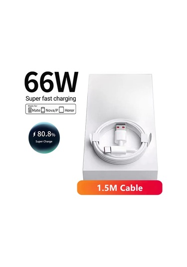 Snapbuy66w Süper Hızlı Şarj Cihazı Huawei Mate 40/50/60 P50 Nova 8/9/10 Onur 90 100x Type-c Usb Abdistribütör Garantili