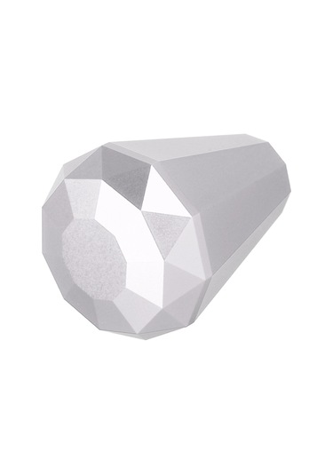 Sones Evrensel Araba Elmas Şekli Metal Vites Topuzu Gümüş