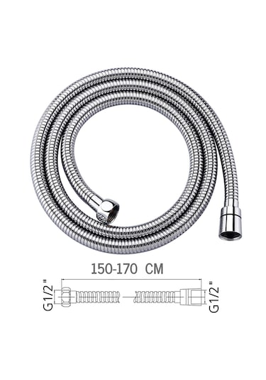 Paslanmaz Kopmaz Patlamaz Kaliteli Çelik Duş Hortumu - 150cm