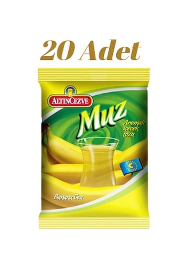 ALTINCEZVE MUZ AROMALI İÇECEK TOZU 250 GR*20 ADET