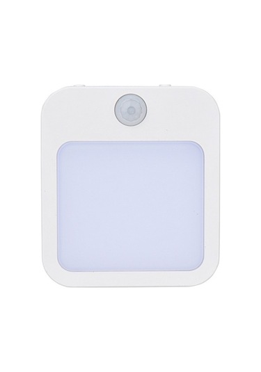 Metabagua Hareket Sensörlü Varta Led Gece Lambası, Hareket Sensörlü Soket, Çocuklar Için Gece Lambası, Kademesiz Karartma Fonksiyonu, 90 Saniye Sonra Otomatik Kapanma 41fr11 Beyaz