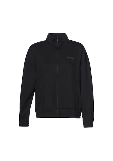Hummel Sabrına Zıp Jacket Kadın Fermuarlı Ceket Siyah Siyah