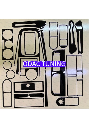 Volkswagen Golf 4 , Parlak Siyah Kaplama Set