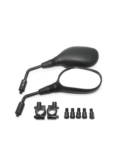 Gajeena Motorsiklet Atv Elektrikli Araçlar İçin Dayanıklı Abs Arka Görüş Aynası - Yüksek Netlikli Cam Lensli, Tüm Hava Koşullarında Uygun