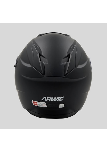 Arwic AR935 Mat Çene Açılır Ece-R 22.06 Motosiklet Kaskı Siyah