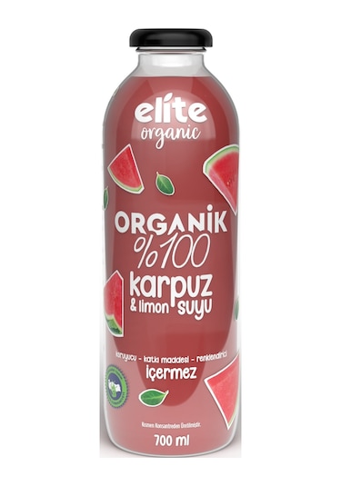 Elite Organik %100 Karpuz & Limon Suyu 700 Ml