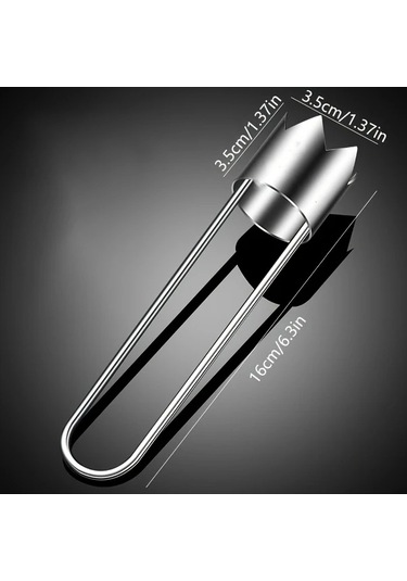 Hightower Paslanmaz Çelik Meyve Sebze Çekirdek Çıkarıcı - Hızlı Temizleme Mutfak Aleti Gümüş