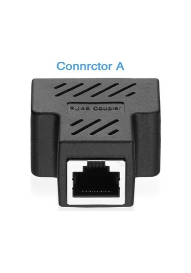 Rj45 Ayrıştırıcı Adaptörü, Usb 1 İla 2 Ağ Konnektörü Çift Lan Ethernet Soketi 8p8c Genişletici Fiş Kablosu Cat5, Cat5e, Cat6, Cat7