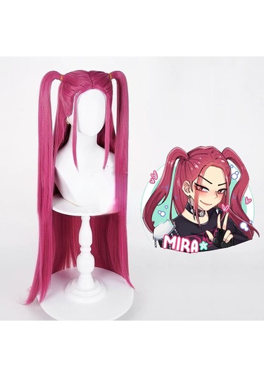 Cosplay Mira Çocuk Perukları, Cadılar Bayramı Gerçekçi Saç Derisi Üstü Anime Perukları