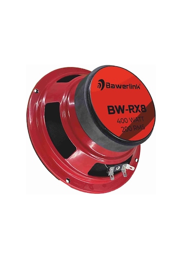 Bawerlink Bw-rx8 Ultra Pro 20 Cm Midrange Hoparlör Çifti 800w 400w Rms Profesyonel Seri