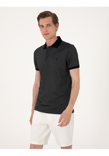 Pierre Cardin Erkek Siyah Tişört 50306859-vr046 Siyah