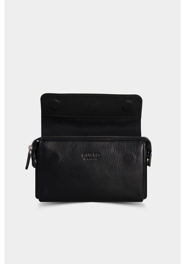 Guard Siyah Patlı Deri El Çantası - Gdr2408wt753 Çok Renkli