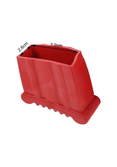 Homyl 4 Adet Merdiven Kaymaz Ayak Mat Yastık Yedek 7,2x2,8-cm