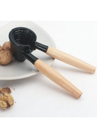 Ceviz Kıracağı Zaman Tasarrufu Sağlayan İş Tasarrufu Sağlayan Kaymaz Sap Yaylı Tasarım Fındıkkıran Fındık Açacağı Ev İçin Siyah