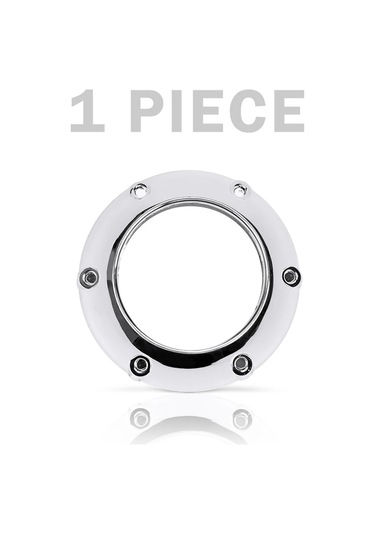 1 Adet C Shrouds-3.0 İnç Projektör Örtüleri Hella 3r G5/koito Q5/wst Hıd Led Xenon Lens Far Lensler Toz Çerçeve