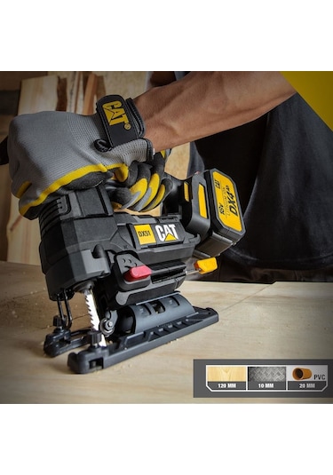 Cat DX51B 18Volt Kömürsüz Profesyonel Dekupaj Testere (Akü Dahil Değildir)