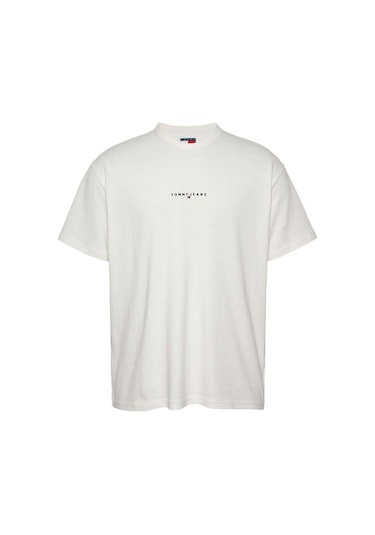 Tommy Hilfiger Tjm Rlx Lınear Logo Tee Ext-7248 Beyaz Tommy Hilfiger Tjm Rlx Lınear Logo Tee Ext-7248 Beyaz