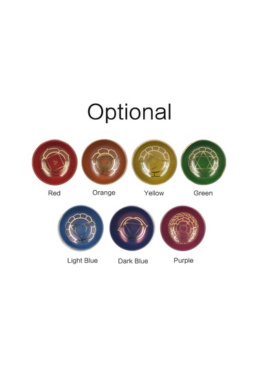 Vkemall Tibet Şarkı Kasesi Seti Buda Ses Kasesi Ve Ahşap Tokmak Charka Kasesi -koyu Mavi