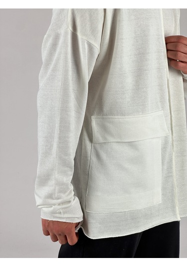 Turuncu Cep Detaylı Tasarım Sweatshirt Coc1075 Çok Renkli