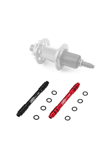 Lixada 12mm Ila 9mm Qr Adaptörü Mtb Bisiklet Üzerinden Aly2452045 Siyah Siyah