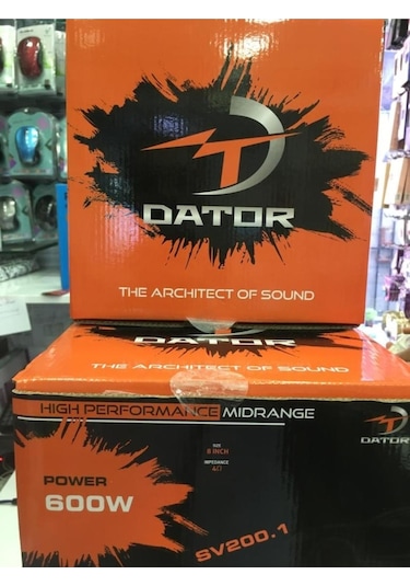 Dator 20 Cm Midrange Sv200.1 Yüksek Performans Midrange