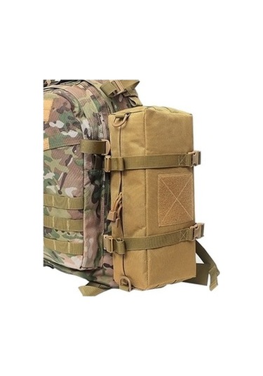 Zcjb H-107 Dış Mekan Su Geçirmez Enkaz Depolama Paketi Çok Fonksiyonlu Aksesuar Paketi Çamur Kahverengi